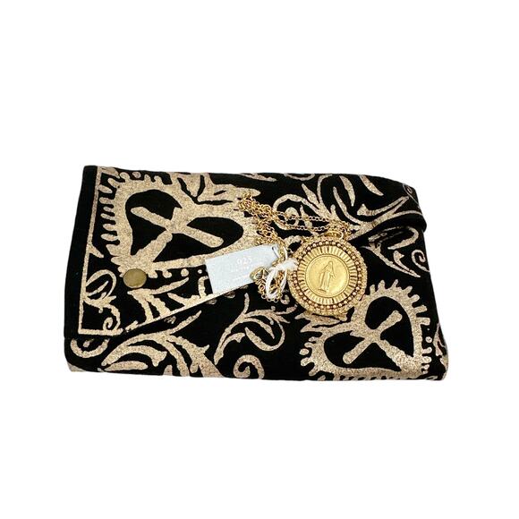 VIRGINS SAINTS & ANGELS VSA Disco Virgin Charm & Gold-Plated SS Chain in Gold - Picture 3 of 7